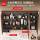 Gujia Home Badezimmerschrank mittelalterlicher Stil Keramik integriertes Becken Badezimmer Gesicht Waschbeckenschrank Kombination Waschbecken 6217