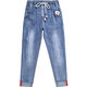 Shukaren Cropped Jeans für Frauen Frühlings- und Sommer-Dünnstil 2025 Neues loser Schlank
