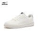 Hongxing Erke Board Shoes Men's 2025 Summer Nuevos zapatos blancos clásicos SOLO SOLO SOLO CAVILLO SULLO SULE SUPERIOR VERSATIL SOPORTIVO MICRRÍSTAL WHITE 41