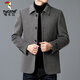 
Woodpecker (TUCANO) high-end double-sided coat for men short middle-aged business casual lapel men's thickened wool wool coat for men gray 180