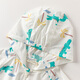 DAVE&BELLA boys' anti-UV jacket hooded children's top thin baby sun protection clothing summer new skin clothing white background printing 110 cm (recommended height 100-110cm)