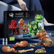 恐龙岛玩具  DINOSAURS’ISLAND TOYS儿童礼物侏罗纪恐龙玩具儿童拆装礼盒套装益智1-3岁男孩生日礼物 霸王龙 迅猛龙 三角龙+高端礼盒