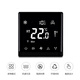 Electric floor heating programmable intelligent thermostat automatic temperature control panel electric heating film thermostat universal electric heating MJ826-25A (black)