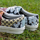 VANS official Era tiger striped cashew flower patchwork campus retro men and women canvas shoes low top color 36.5