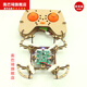 Wooden assembled DIY quadcopter drone model school science and education experiment remote control aircraft model training remote control battery