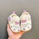 G.DUCKKIDS小黄鸭夏季婴幼儿鞋软底防滑凉鞋3-6-12月男女宝宝透气网鞋学步鞋 卡其小熊网款透气 13码 10.5cm约0-5个月