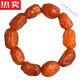 SNQP quality selection, natural Russian material, conformable old beeswax bracelet, amber raw stone single circle bracelet for men and women, picture chain, picture color