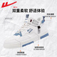Huili High-Top-Herrenschuhe für Winterschuhe für Herren trendy und vielseitig dicke alleinighöhenhanzer Skateboard modische Gelegenheitssportschuhe für Männer Nebel Blue Graffiti-Stil [dicker alleinigem Höhepunkt und Anti-Schlupf-Kee-Resistant] 42