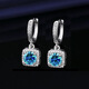Light luxury, high-end quality, fashionable and popular bright galaxy earrings 2025 hot style, smart and trendy, light luxury, white diamond, light luxury, high-end quality