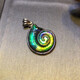 Shixi Canada's new other/other natural crystal/semi-precious stone necklace ammolite pendant