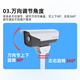 Minhongsi Aluminiumlegierung Überwachung vertikaler Pole Halterung 1-2 Meter Teleskopeinstellung, die vertikale Y-Nozzle-Überwachungskamera MHS-Zj003 hebt