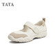 Tata Ballet Shoes Women's 2025 Spring New Flat Mary Jane Shops Sports Sports Single Shower 7E701AQ5 Beibai/Apricot 39