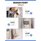 
Baiqueting short-sleeved shirt men's summer new ice silk shirt jacket men's trendy brand loose casual work jacket top 854 light gray 3XL
