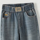 Cypress House Wäsche Jeans 2025 Herbst neue Frauen modische elastische hohe Taille lange, breite Beine