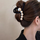 Xiangwan hairpin hairpin elegant temperament pearl hairpin back head hair shark clip high-end grabber girl birthday gift