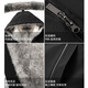 Caeser (KAISER) imported cross marten over knee long mink sleeves over the peacock peacock fur mink coat men's fur integrated winter black (extended cross marten inner liner) mink sleeves 48/L