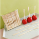 Haofanjie disposable fruit fork bamboo fruit fork wooden fruit pick plate creative cake snack fork household fruit insert disposable wooden fruit fork