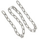 Hesdige 304 stainless steel chain iron chain lifting chain guardrail chain chandelier thick iron chain swing chain Jingcang flash delivery 5mm thick 1 meter long JG-1907