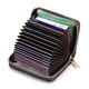 Kuqidaishu Anti-Diebstahl-Karten-Kartentasche Frauen Anti-Demagnetization Multi-Card-Kartenclip großer Kapazitätslizenz kleiner Kartenhülle Wallet DD [9 Kartensteckplätze + 2 Dokumentschlitze]
