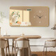 Meiyouchun Modern and Simple Restaurant Decorative Painting Wall Clock 2025 Новый вечный календарь Электронные часы Nordic Clock Wall JD121.08 Вечный календарь + часы 60*30 см. Кристаллические картинки ПВХ золотой край