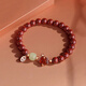 Yidaiers Fuling Snake Cinnabar Armband des Jahres der Nation Hetian Jade Rote Achate Schlangenjahr
