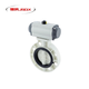 PPH pneumatic plastic butterfly valve chemical acid-alkali-resistant anti-corrosion soft seal butterfly valve D671X flow regulation fast opening valve DN50