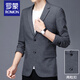 Veste de costume Romon (Romon) pour hommes printemps et automne 2025 Nouvelles affaires Formes Formes Men Casual Single Top Men Blue [1198 Modèles] M