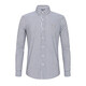 Navikel Italian dinghy men's long-sleeved striped shirt antibacterial shirt 1313044508 white/grey L/40