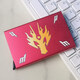 Qimo (Kemy) Dragon Rider Cartoon Card Pack Automatic Pop-up Herren Card Pack Visitenkarten-Box-Identitätskarten-Karten-Kartenpaket kann für Fotos angepasst werden. 3D-Farbdruck Dragon Rider Black (kann mit 5-6 Karten ausgestattet werden)