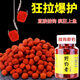 Wild fishermen's fishing bait crucian carp, carp, grass carp, tilapia herring, black pittong fish feed, direct hook particles, 1 bottle, small particles