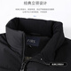 
Shanshan thickened cold-proof men's stand-up collar bread down jacket men's winter commuter cadre duck down jacket 753 black 4XL (195)