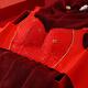 Catman Big Red Zodiac Year Unterwäsche Frauen kleine Brüste ohne Stahlringe Jahr der Schlange verheiratete Braut sexy BH Set 6624 Hongyun Geschenkbox Set 80B /36