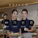 Beiluo Sommerarbeit Kleidung benutzerdefinierte T-Shirts Corporate Factorate Kleidung Werbung für Kulturhemd Ice Seide Schnelltrockne Polo-Werkzeugdrucklogo [ICE Seiden Anti-Falten-Perlen-Land] ZC-677 Tianlan XL