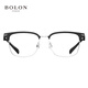 Bolon Tyrannosaurus Gafas Marco 25 Nuevo producto Gafas Miopía Marco de cejas cuadradas Gafas de negocios Marco de titanio BA6113 B15