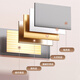Rack de serviette électrique Tianyuan Muge sans poinçonnage de serviette de salle de bain séchage en fibre de carbone intelligente Chauffage de salle de bain Salle de rangement de salle de bain lait blanc T681 Version chronométrée - Ligne laissée (53 cm)
