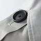 Peacebird Spring 2024 Qualität langer Trenchcoat A1bee1345 Hellgrau XS
