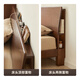 Original massives Holzbett Eiche einfaches Hauptschlafzimmer großes Doppelbett 1,5 x 2 m niedrig Körperbett + Simgg Matratze 20cm-l701g