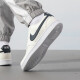 Nike Nike Casual Shoes Herrenschuhe 2025 Neues Gerichtsvision Low Top Leichte und komfortable Sportschuhe Skateboardschuhe HQ4867-101/Said White/Deep Sea Blue 44