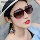 
CHALL KITTY Women's Sunglasses Korean Style Fashion Sunglasses Women's UV Anti-Driving Driving Glasses High-end 2025 New Gradient Purple-Brand Gift Box High-end