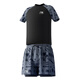 Li ning (li-nun) Kinder Badeanzug Jungen mittleren Kinder mit großem Kinder Fett Kinder Badeanzug Split Swimming Trunks 8821 Black Grey 170
