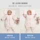 Bekami baby sleeping bag with removable sleeves for children, constant temperature autumn and winter baby anti-kicking quilt, thickened quilt, colorful cotton sleeping bag to prevent colds, 0-2 years old, envelope type thickened version 0-20