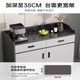 Yijiamu light luxury dining side cabinet cupboard living room wall storage cabinet multi-function storage cabinet modern simple tea cabinet wine cabinet [classic two doors and two draws] 80*38*80CM self-assembled