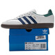 Adidas (Adidas) Clover Herrenschuhe und Frauenschuhe 25 Sommer neue Samba-Turnschuhe modische T-Toe-Schuhe Low Top Casual Paare IH4882/Weiß/Grün/Dunkelblau 45