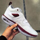 Nike Herren Herbst Neue Sneaker Jordan bleiben loyal 3 Luftpolsterpolsterung Praktische Basketballschuhe Freizeitschuhe FB1396-160/Weiß Red 42