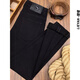 Lieyan European Station Trendy Brand Jeans Herbst und Winter plus Fleece verdickte hochwertige leichte luxuriöse schlanke Füße elastische Freizeithosen 9909 Schwarz plus Fleece 28 Größe [zwei Fuß und eine Taille] 90-100 Jin [Jin gleich 0,5 kg]