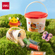 
Deli 24 color clay plasticine ultra-light clay toy handmade DIY boxed clay set hand-held storage boxed children's birthday gift YC248-24