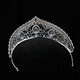 Shijun (SHIJUN) crown tiara for adults 18 years old princess elegant bride Korean super fairy shiny rhinestone crown birthday adult tiara crown gift box