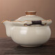 Qixuanyuan Ru kiln teapot hand-caught pot ceramic Kung Fu tea set household light luxury high-end non-hot Kung Fu teapot cover bowl