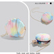 
CHARINE/KATH Women's Bag Colorful Mini Shell Bag High-end Niche Bag Women's Fashionable and Versatile Chain Crossbody Bag Color Gift Box + Gift Bag