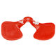 Vulgare rooster glasses, native chicken anti-pecking eye mask, chicken glasses, large, medium and small size with holes for chickens, chicken raising equipment and supplies, medium size with holes (0.6-4.5 Jin Jin is equal to 0.5 kg for chickens) 10 pcs
